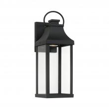 Capital Lighting 946411BK-GL - 1 Light Outdoor Wall Lantern