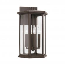 Capital Lighting 946641OZ - 4 Light Outdoor Wall Lantern