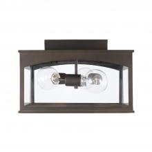 Capital Lighting 946731OZ - 3 Light Outdoor Flush