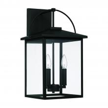 Capital Lighting 948031BK - 3 Light Outdoor Wall Lantern