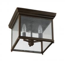 Capital Lighting 9546OB - 3 Light Outdoor Flush Mount