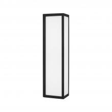 Capital Lighting 954721BK-LD - Integrated LED Outdoor Wall Lantern in Black with Painted White Glass