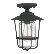 Capital Lighting 9607BK - 1 Light Outdoor Flush Mount