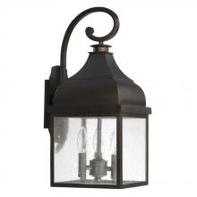 Capital Lighting 9642OB - 3 Light Outdoor Wall Lantern