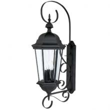 Capital Lighting 9723BK - 3 Light Outdoor Wall Lantern