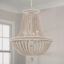 Capital Lighting AA1020SR - 6-Light Beaded Chandelier