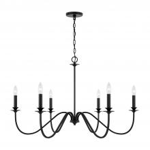 Capital Lighting AA1029MB - 6-Light Chandelier