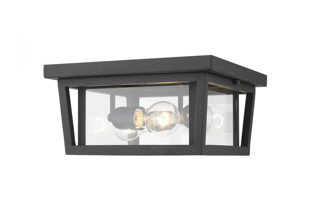 3 Light Outdoor Flush Mount