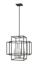  454-22BK-BN - 4 Light Chandelier