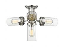 Z-Lite 617SF-PN - 4 Light Semi Flush Mount