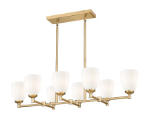 Z-Lite 7004-8L-MGLD - 8 Light Linear Chandelier