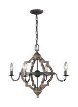 Generation Lighting Seagull 3124904-846 - Four Light Chandelier