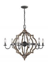 Generation Lighting Seagull 3124906-846 - Six Light Chandelier