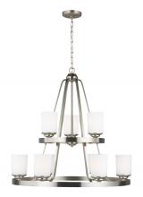 Generation Lighting Seagull 3130709EN3-962 - Nine Light Chandelier