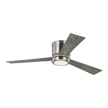 Generation Lighting Seagull 3CLYR52BSLGD-V1 - Clarity 52 LED - Brushed Steel w LGWO Blades