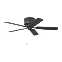 Generation Lighting Seagull 5LDH52BZ - Linden 52 Hugger Ceiling Fan in Bronze with Bronze / American Walnut Reversible Blades