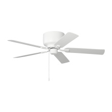 Generation Lighting Seagull 5LDH52RZW - Linden 52 Hugger Ceiling Fan in Matte White with Matte White Blades