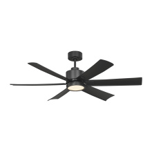 Generation Lighting Seagull 6FLSM52MBKD - Flera Smart 52 LED