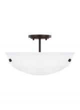 Generation Lighting Seagull 7715202-710 - Two Light Semi-Flush Convertible Pendant