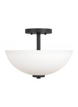 Generation Lighting Seagull 77160-112 - Two Light Semi-Flush Convertible Pendant