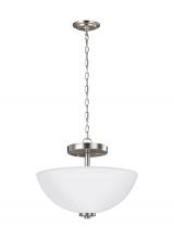 Generation Lighting Seagull 77160-962 - Two Light Semi-Flush Convertible Pendant