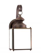 Generation Lighting Seagull 84157DEN3-71 - Jamestowne transitional 1-light LED medium outdoor exterior Dark Sky compliant wall lantern sconce i