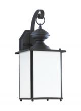 Generation Lighting Seagull 84158DEN3-12 - Jamestowne transitional 1-light LED outdoor exterior Dark Sky compliant wall lantern sconce in black