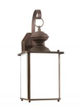 Generation Lighting Seagull 84158DEN3-71 - Jamestowne transitional 1-light LED large outdoor exterior Dark Sky compliant wall lantern sconce in