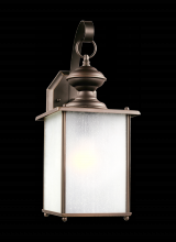 Generation Lighting Seagull 84580EN3-71 - Jamestowne transitional 1-light LED large outdoor exterior wall lantern in antique bronze finish wit