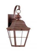 Generation Lighting Seagull 8462DEN3-44 - Chatham traditional 1-light LED medium outdoor exterior dark sky compliant wall lantern sconce in we