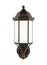 Generation Lighting Seagull 8838751-71 - Sevier traditional 1-light outdoor exterior medium uplight outdoor wall lantern sconce in antique br