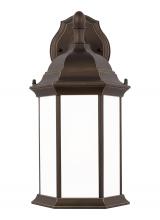 Generation Lighting Seagull 8938751-71 - Sevier traditional 1-light outdoor exterior medium downlight outdoor wall lantern sconce in antique