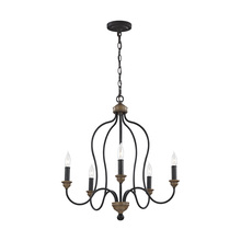 Generation Lighting Seagull F2998EN/5DWZ/WO - Hartsville Five Light Chandelier