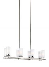 Generation Lighting Seagull F2986/8SN/CH - Linear Chandelier