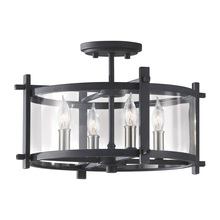 Generation Lighting Seagull SF292AF/BS - Semi-Flush Mount