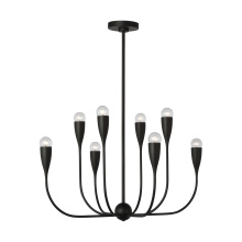 Generation Lighting Seagull GLC1218MBK - Maya Eight Light Chandelier