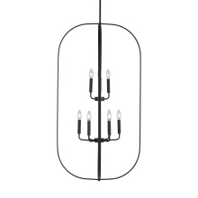 Generation Lighting Seagull GLC1329MBK - Loretto Nine Light Chandelier