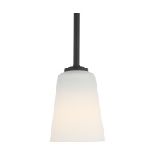 Generation Lighting Seagull GLP1031MBK - Miles One Light Mini-Pendant