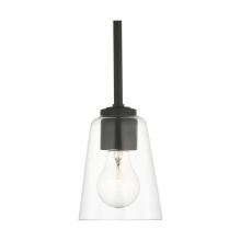 Generation Lighting Seagull GLP1041MBK - Miles One Light Mini-Pendant