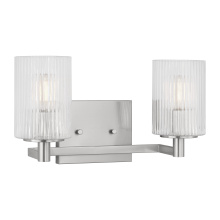 Generation Lighting Seagull GLV1042EN/BS - Lando Two Light Wall / Bath
