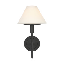 Generation Lighting Seagull GLW1011MBK - Mendota Small Sconce