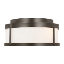 Generation Lighting Seagull GLO1132OE-ANBZ - Luning Medium Flush Mount