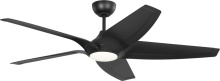 Generation Lighting Seagull 5DLWCSM56MBKD - Dellwood Coastal Smart 56 Led Ceiling Fan