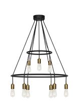 Generation Lighting Seagull CH1077BLAB - Tae 9 Chandelier