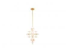  1-1590-9-38 - Amani 9-Light Pendant in Gold