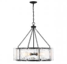  1-8200-5-89 - Genry 5-Light Pendant in Matte Black