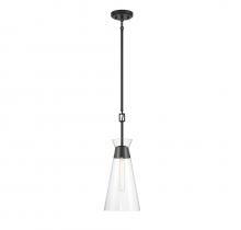  7-1831-1-89 - Lakewood 1-Light Pendant in Matte Black