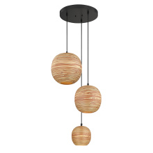 Savoy House 7-2805-3-89 - Pharr 3-Light Pendant in Matte Black