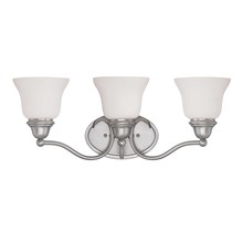 Savoy House 8-6837-3-69 - Yates 3-Light Bathroom Vanity Light in Pewter