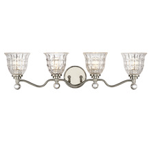  8-880-4-109 - Birone 4-Light Bathroom Vanity Light in Polished Nickel